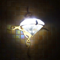Оптоволоконный светильник для хамама